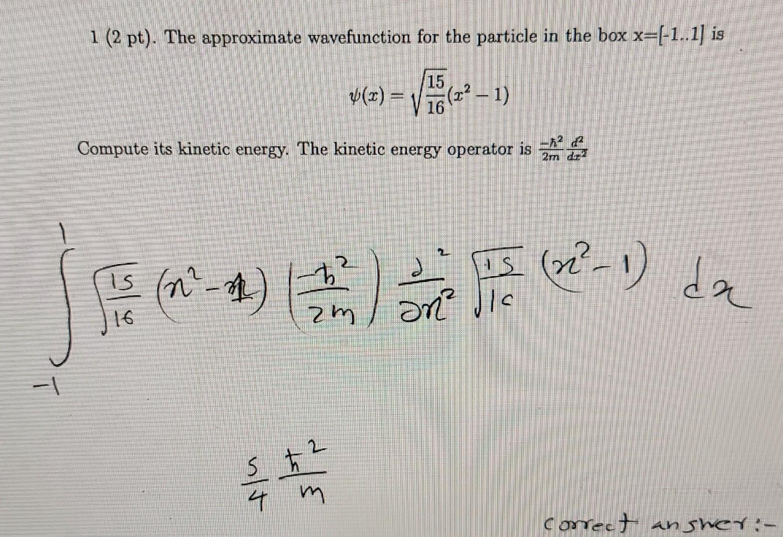  how to do the Intergration to get the answer? 1 (2