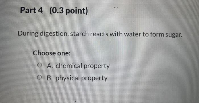 B. physical property A cork floats in it, but a piece of