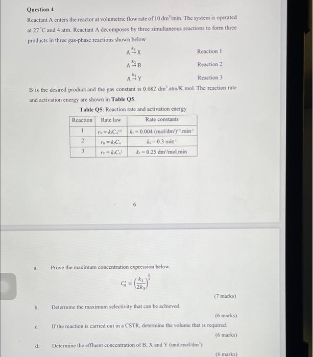 help me with only with question b. A- A x Aty Question
