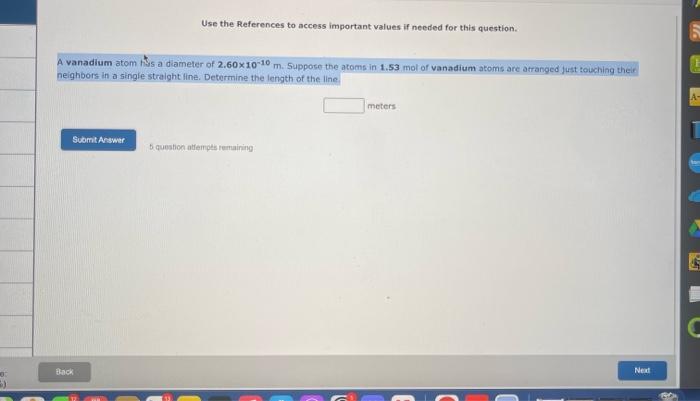  Use the References to access important values if needed for this