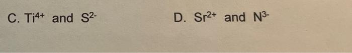 What would be the formula for the ionic compund that would form