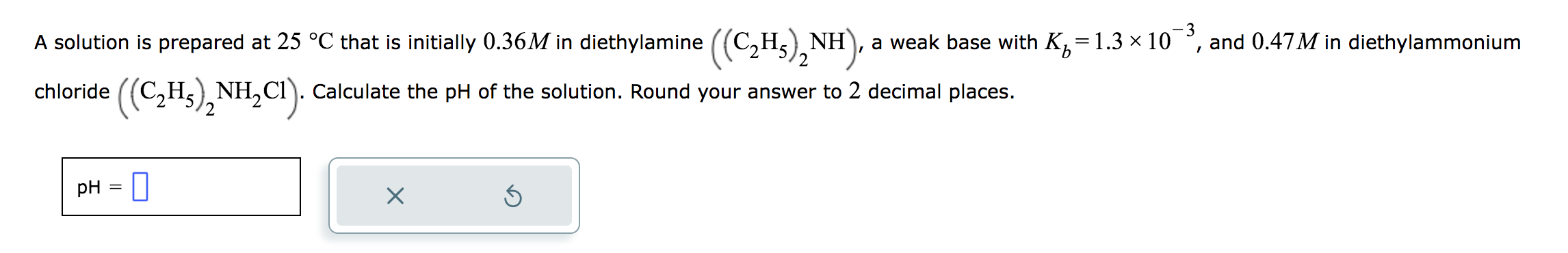 A solution is prepared at 25C that is initially 0.36M in