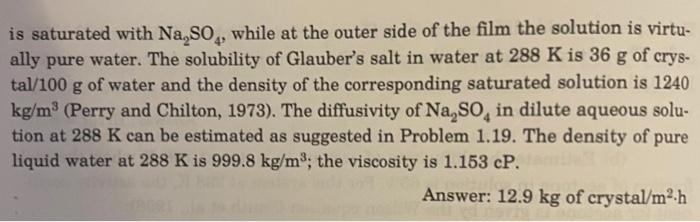 148 2.150. Dissolution of a solid sphere into a flowing liquid stream