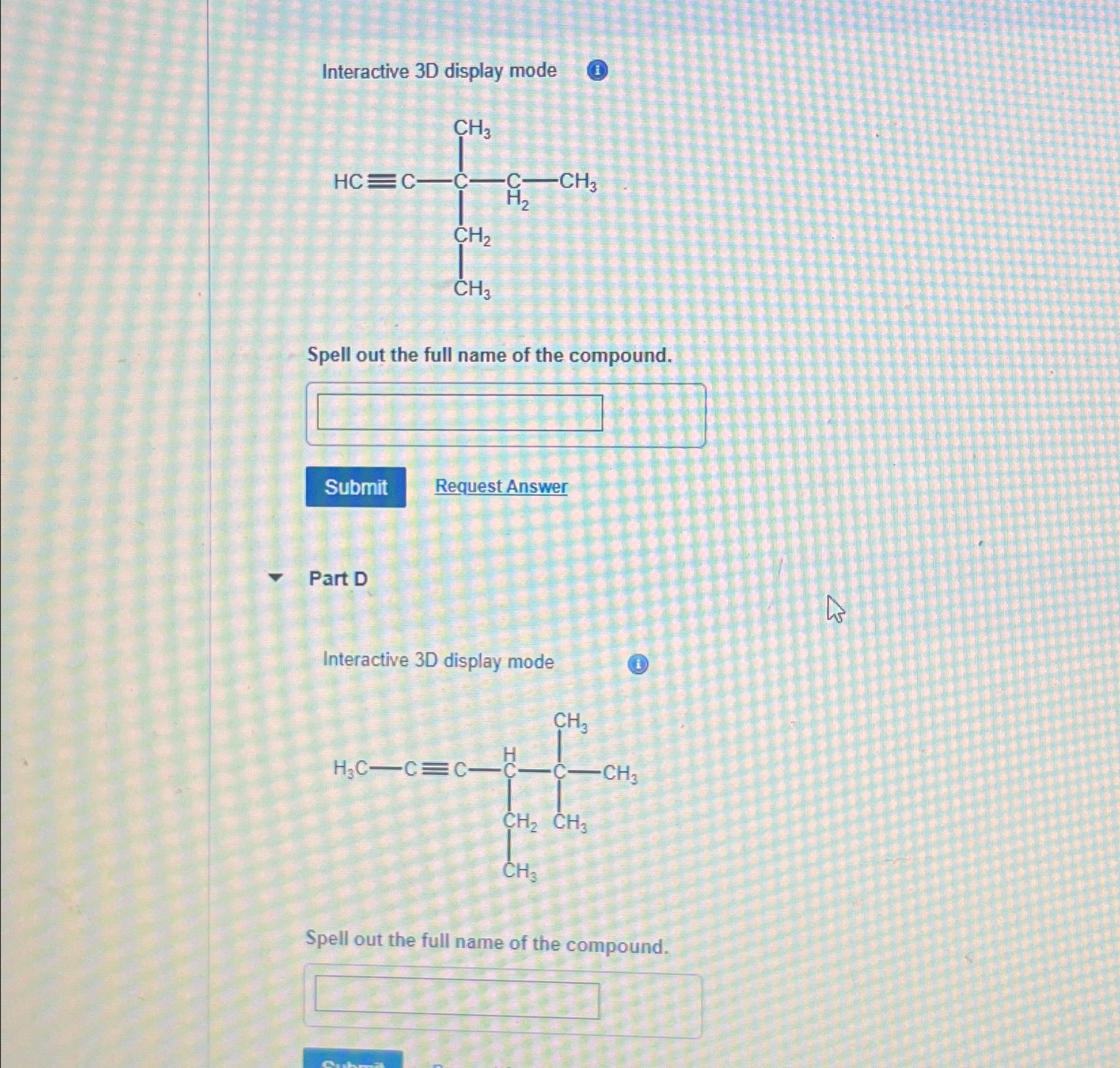  Interactive 3D display mode Spell out the full name of the
