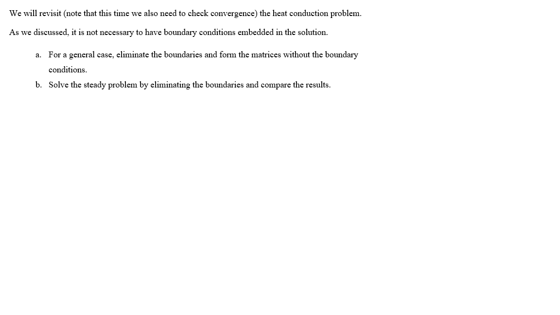 only A We will revisit (note that this time we also need