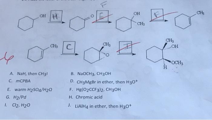 i need some explanation for this one rr A. NaH, then CH3I