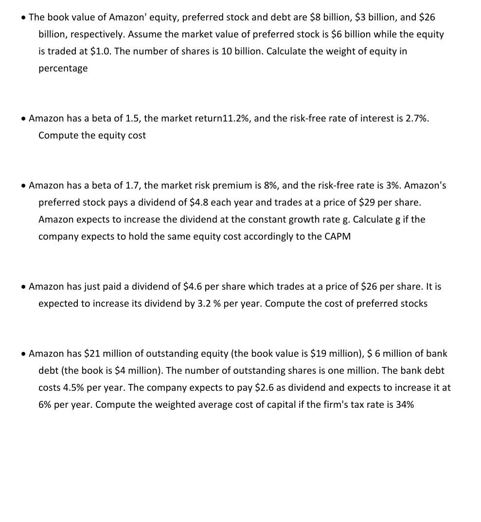  Could u answer this homework please . - The book value