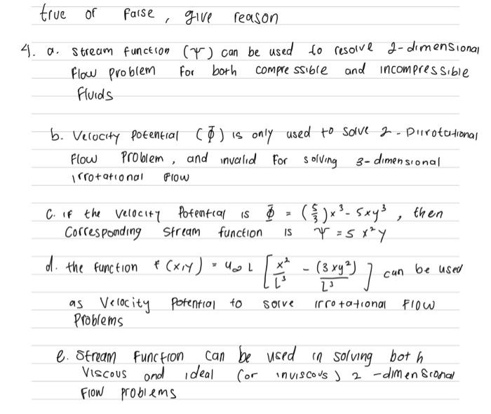 Hlow problem for bot h compressible and incompressible fluids Flow problems, and