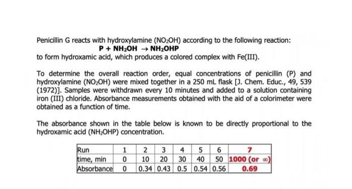 how do you find the concentration (assuming that the initial concentration of