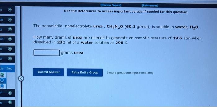  Use the References to access important values if needed for this