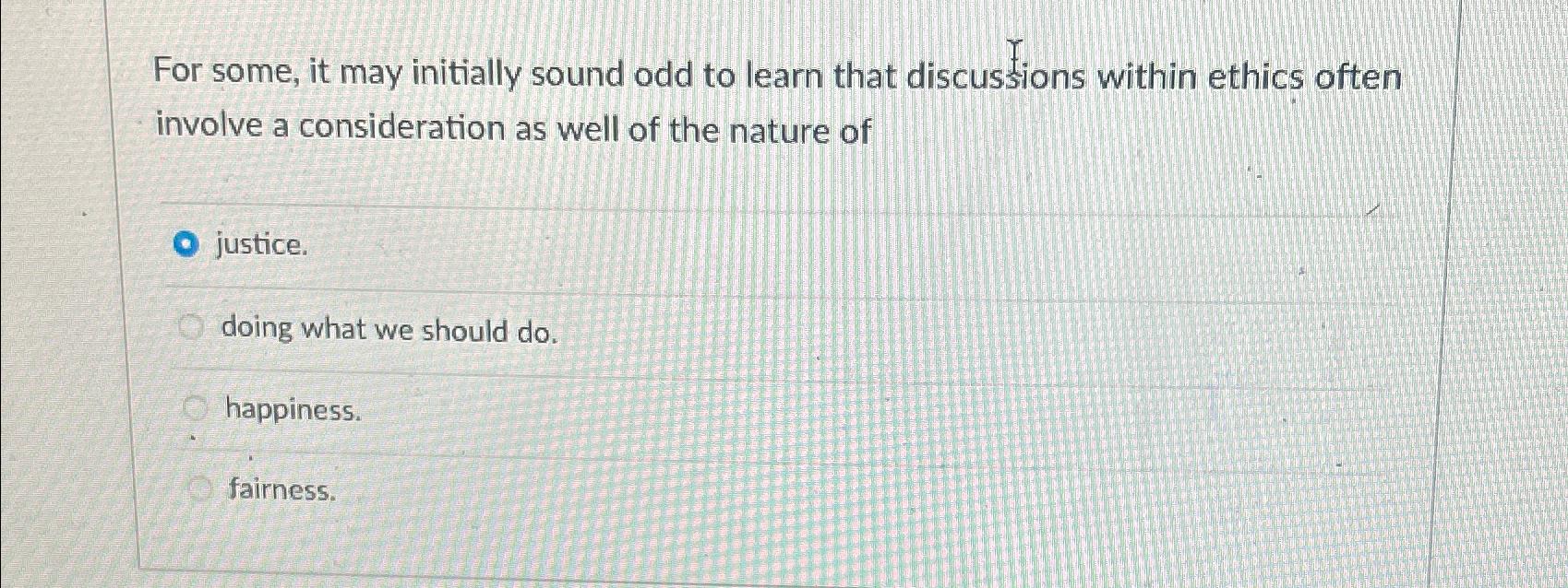  For some, it may initially sound odd to learn that discussions