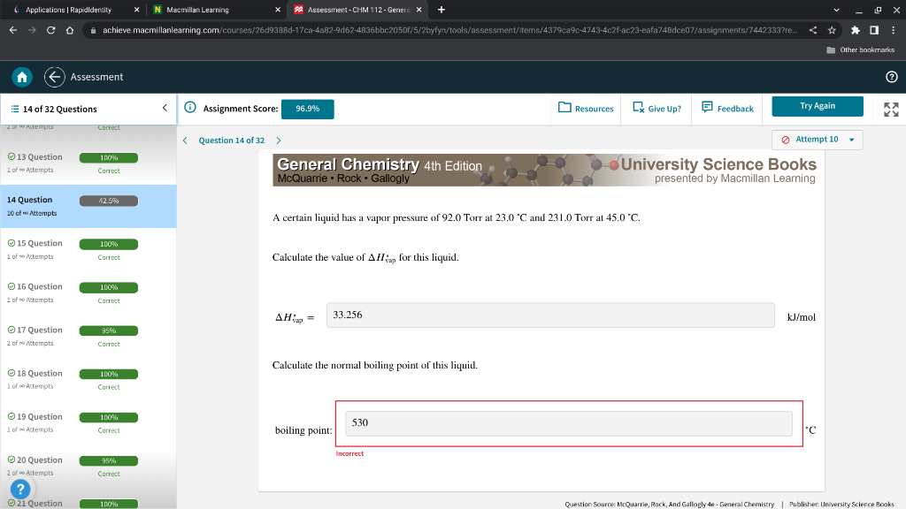 Hello, could you help me with finding the normal boiling point of
