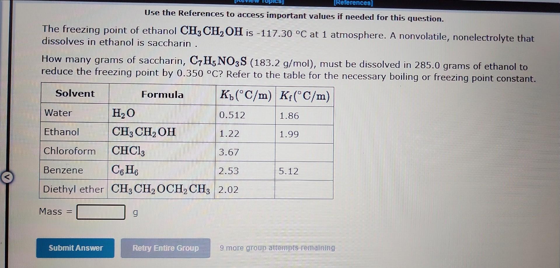  Use the References to access important values if needed for this