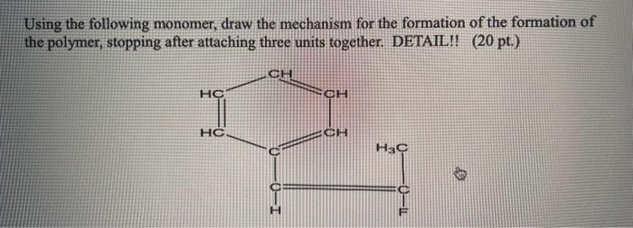 Organic Chem Help cant figure out these two problems. Using the following