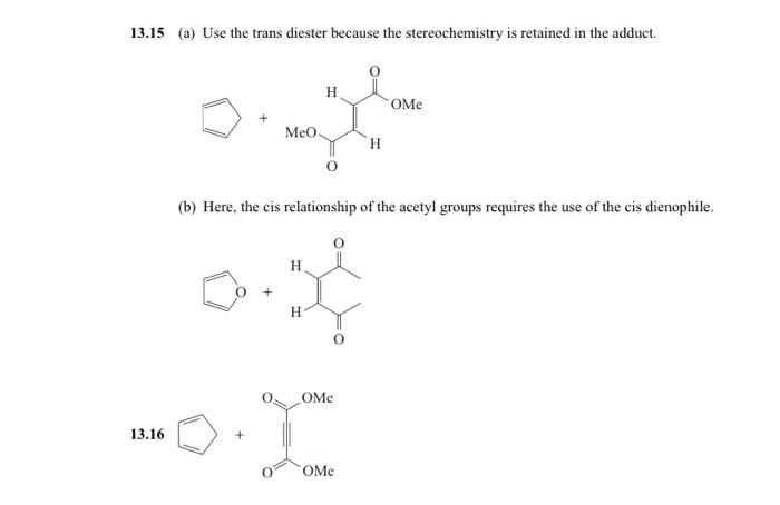  using th D A ( organic 2 ) 13.15 (a) Use