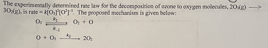 use the equation you derive for [O] to substitute for [O] in
