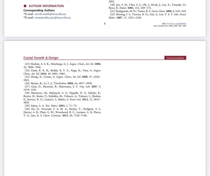 accelerator) Magnetically Directed Assembly of Nanocrystals for Catalytic Control of a Three-Component