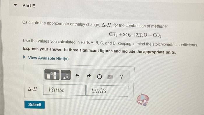released when bonds are formed. Thus, the enthalpy change for a reaction