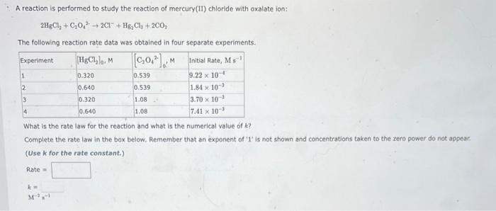  pls help witn both A reaction is performed to study the