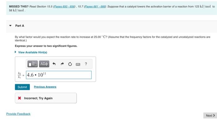  MISSED THIS? Read Section 15.5 (Rages .650 - 65.6), 15.7 (Reges