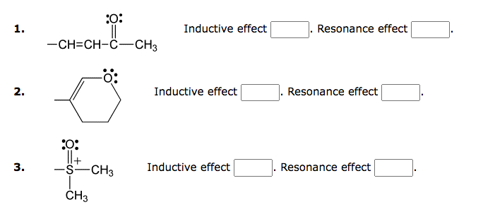 are electron donors or electron acceptors relative to hydrogen by the resonance