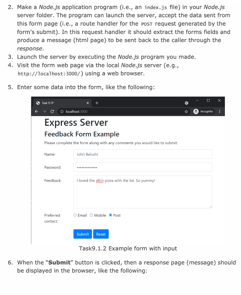 along with any comments you would like to submit: Name: Password: Feedback: