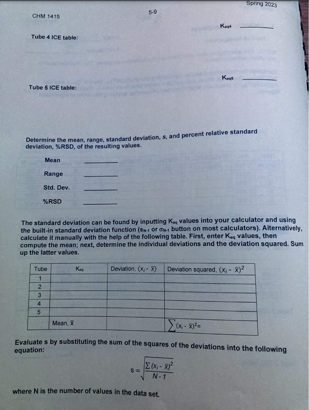 NAME NOTE: The absorbance data used here are for illustrative purposes. The