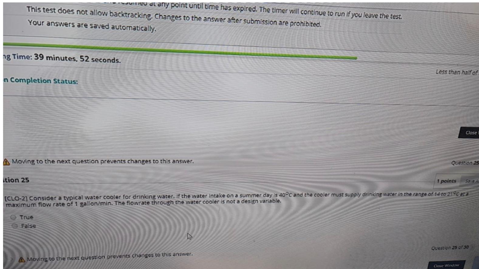 Can you solve it please This test does not allow backtrackin Your