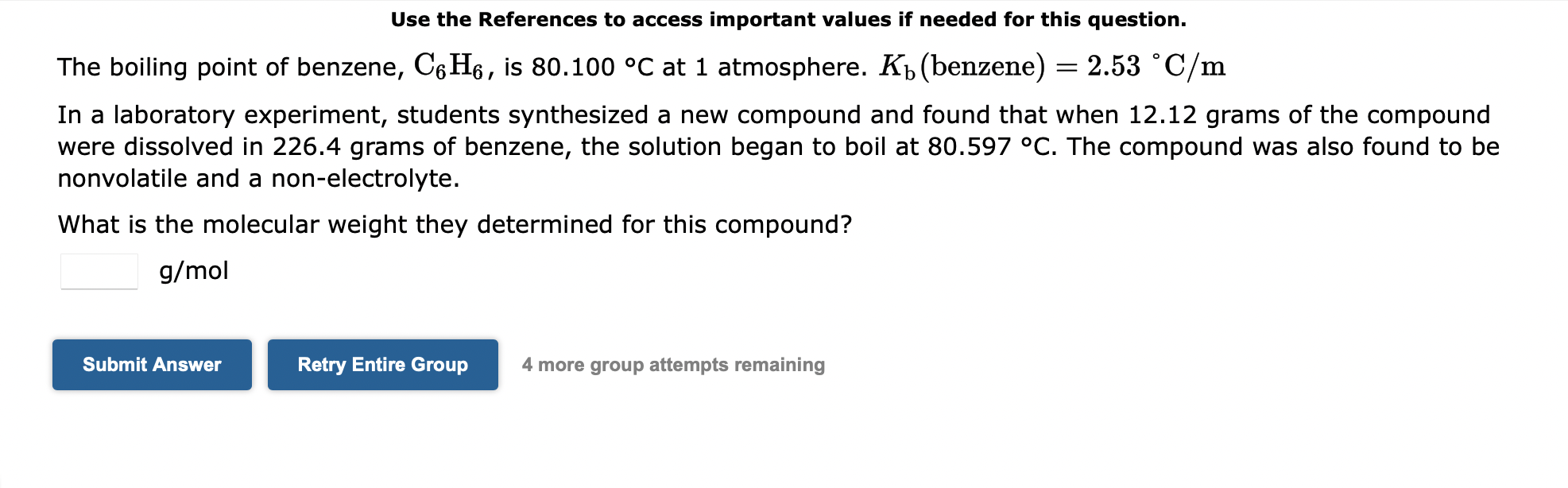  Use the References to access important values if needed for this