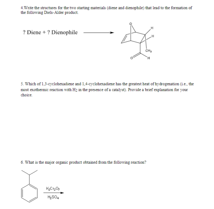 you! 1. Provide the structures of the 1,2- and 1,4-addition products obtained