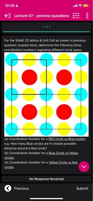  For the SAME 2D lattice \& Unit Cell as shown in