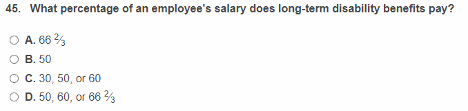 C. distribution provisions. D. stock bonus plan ESOPs. 3. Anne is an