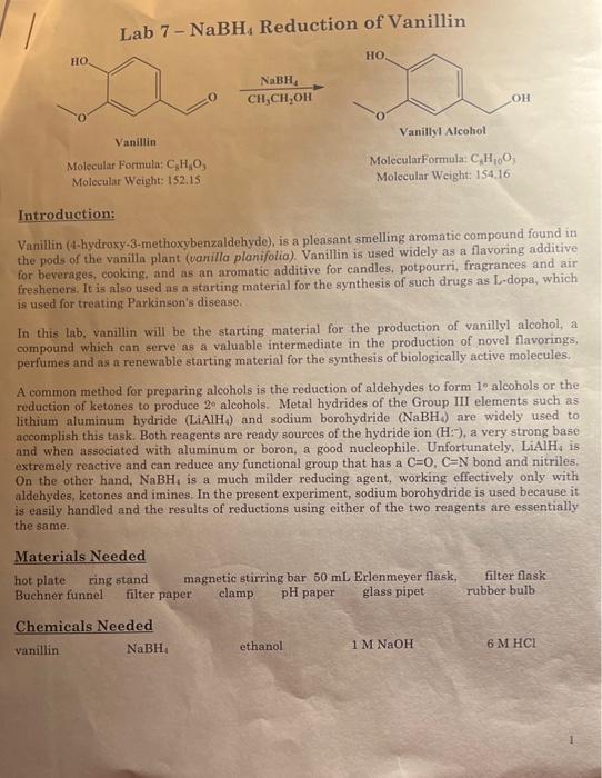 Need help identifying structures on IR and NMR graph. Lab 7 -