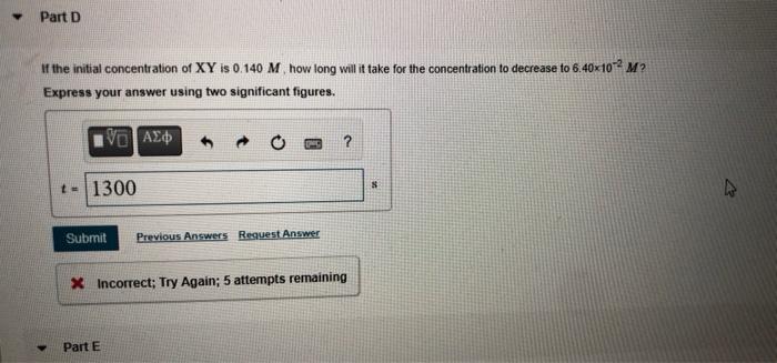 Correct The reac change is reciproca 2. 2 A AL Part B