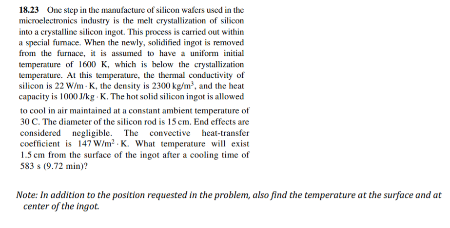 Please look at the note and also find the temperature at