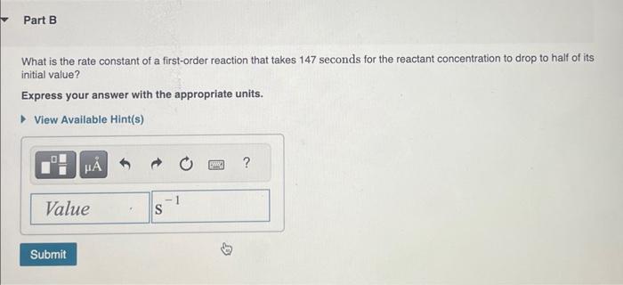 for a certain concentration to be reached. The integrated rate law for