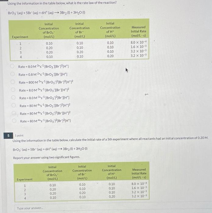  Using the information in the table below, what is the rate