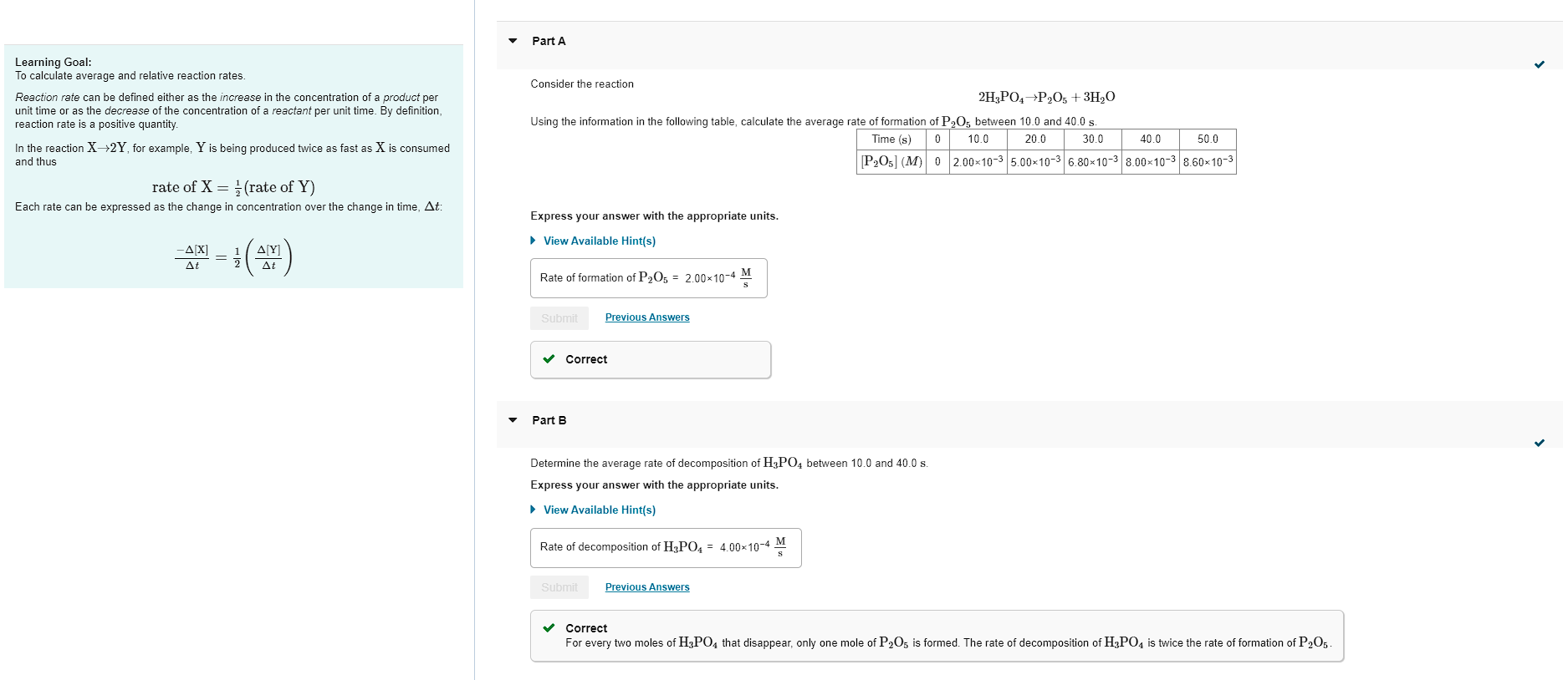  need help with part C! Learning Goal: To calculate average and