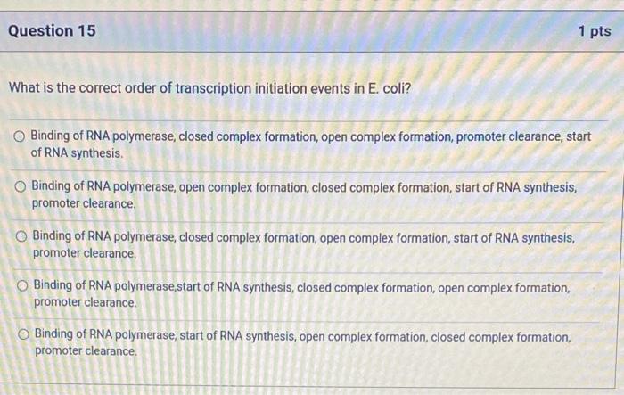 biochem multiple choice. need help with all questions within 45 min. thank