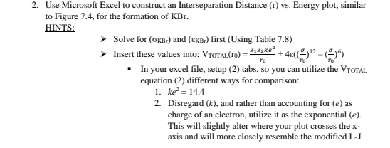  ans correctly pls 2. Use Microsoft Excel to construct an Interseparation