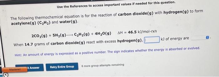  Use the References to access important values if needed for this