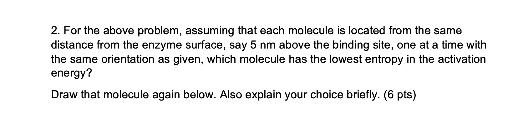 the protein receptor shown below; put an X on the molecule that