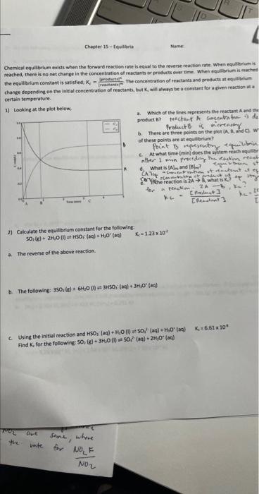 please help Ghemical cquilbrium exists when the formard reaction rate is equal