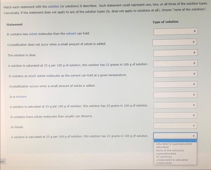  please answer asap (you may use each option more than once