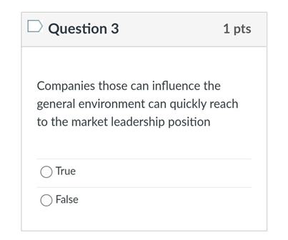any organization True FalseD Question 2 1 pts Customers are directly connected