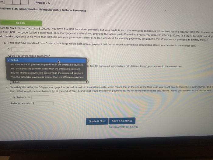 Book You want to buy a house that costs $120,000. You have