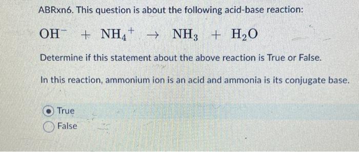 pH of 2.9 . [H3O+]1.0107M[H3O+]>1.0107M[H3O+]>[OH] ABRxn6. This question is about the following