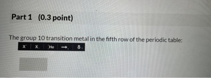 help solve questions Question (1 point) The catalytic converters used to remove