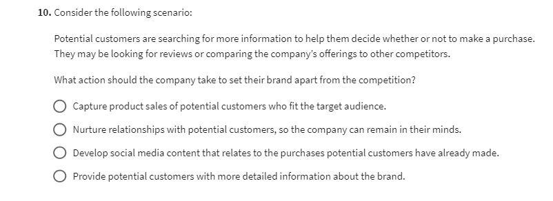 the competition. O The practice of using digital tools that enable users