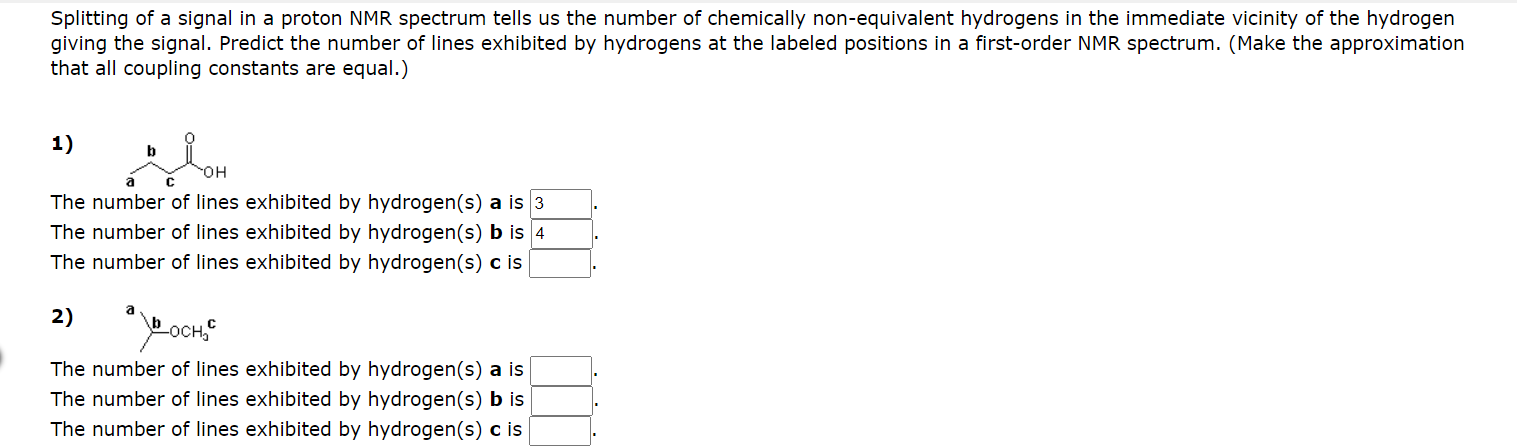 could you please explain? I'm having a hard time with nmr Splitting